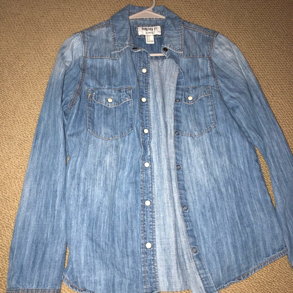 Forever 21 denim shirt